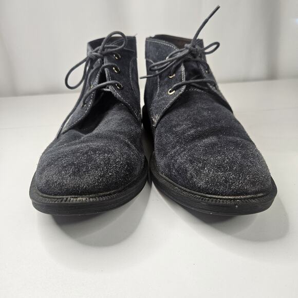 Stacy Adams Shoes Mens Size 10 Gray Suede Chukka Boots Dabney Dress - Picture 3 of 11